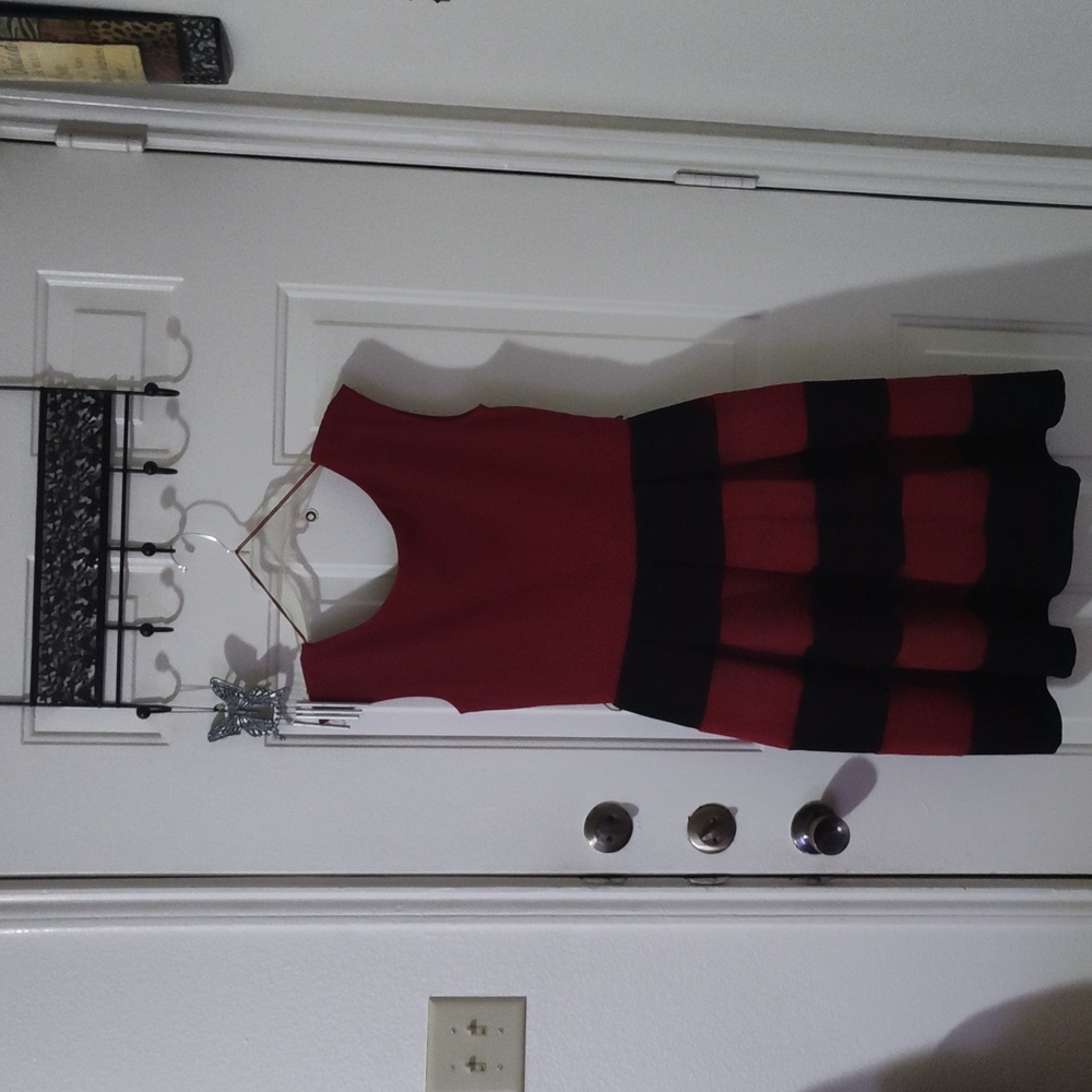 Red Flare Out Dress